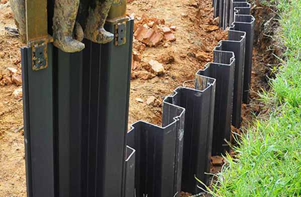 Frp sheet piling